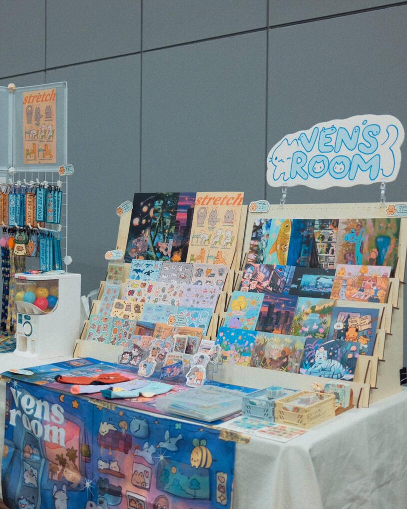 booth setup!
