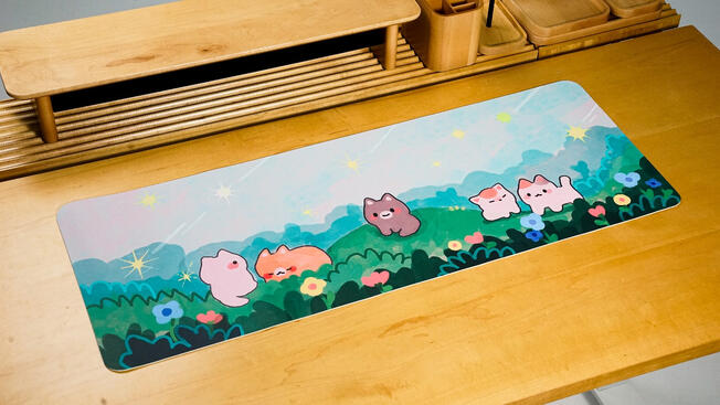 hexon deskmat design