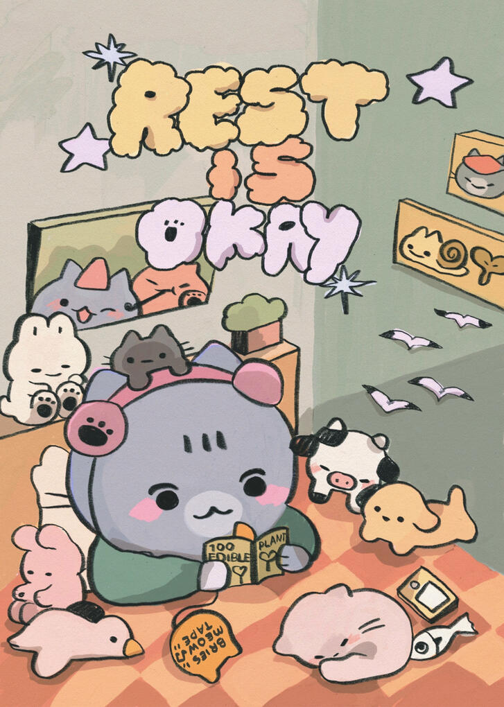 rest is okay poster